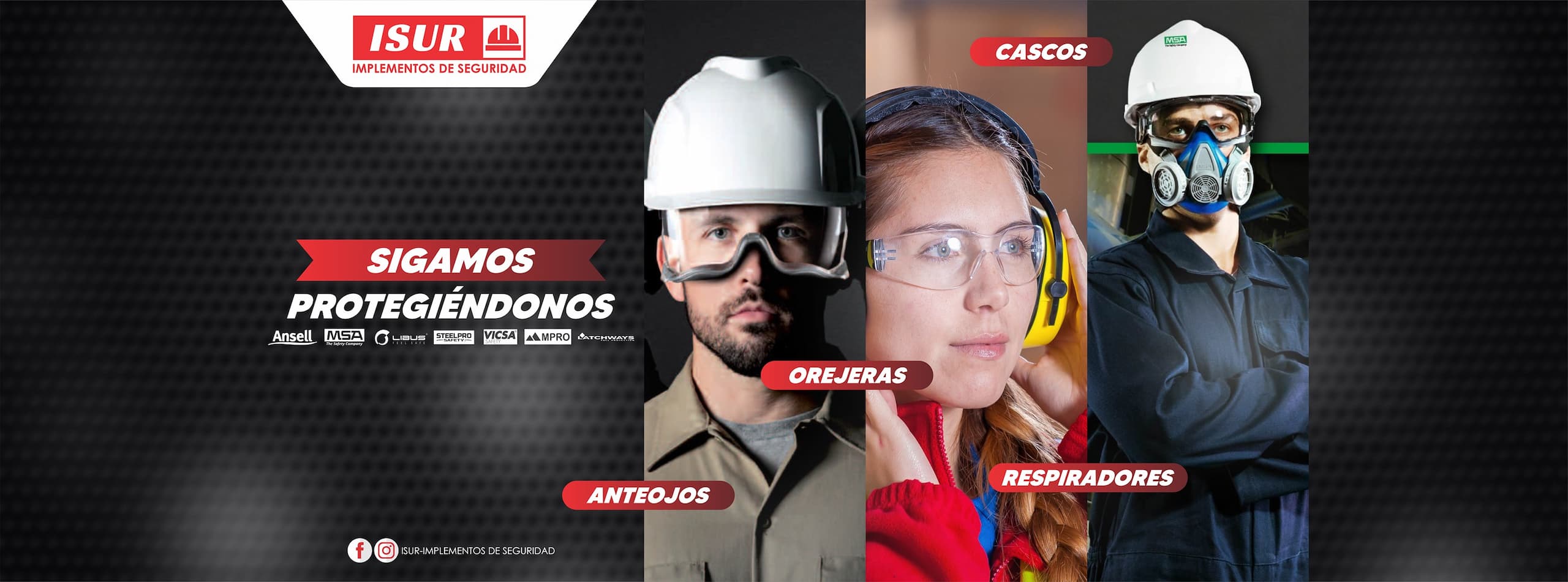 Artículos de seguridad industrial y suministros de oficina — ISUR