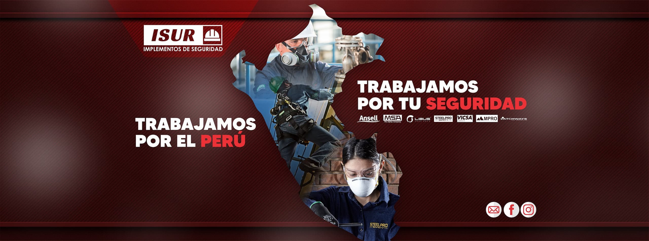 Equipos de protección personal para empresas mineras — ISUR